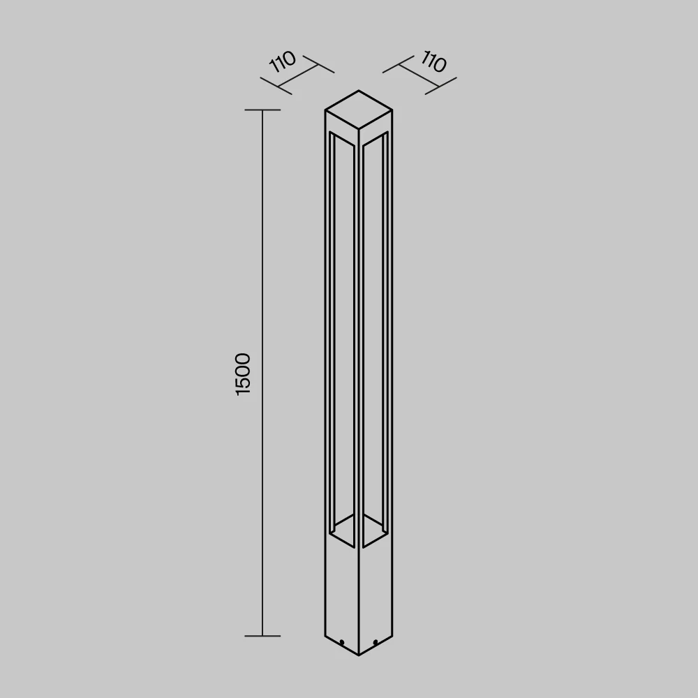 Elbe LED Bollards Landscape lighting- Various Sizes - Image 9
