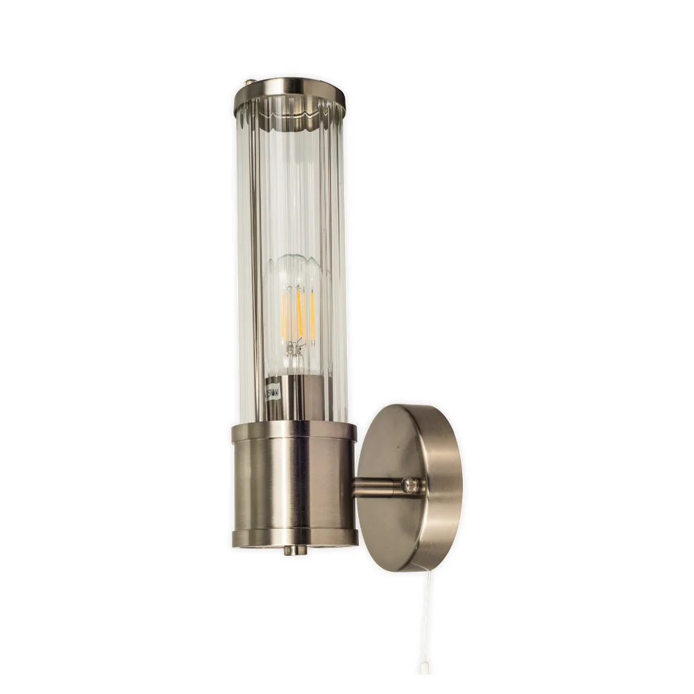Eleanor Bathroom Light Wall Light- Brushed Brass/ Satin Chrome - Image 12