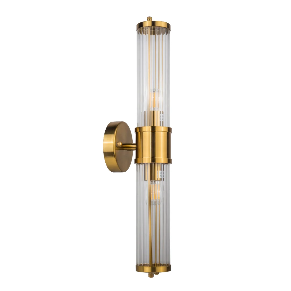 Eleanor Bathroom Light Wall Light- Brushed Brass/ Satin Chrome - Image 5
