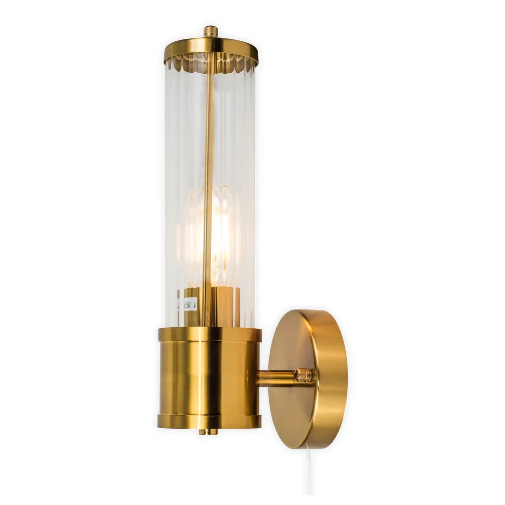 Eleanor Bathroom Light Wall Light- Brushed Brass/ Satin Chrome - Image 9
