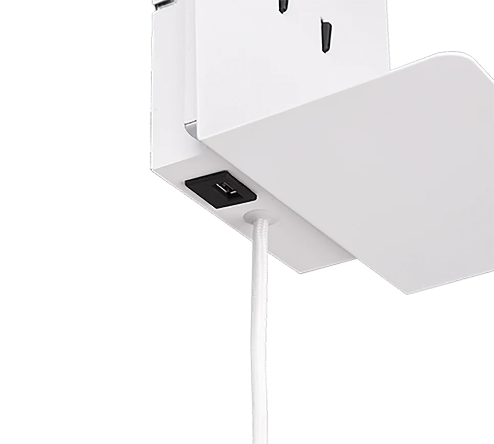 Element USB Charger Reading Light - Black/White - Image 10