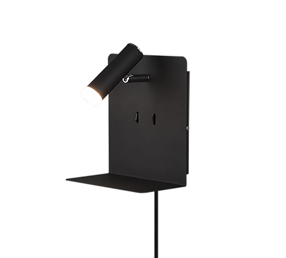 Element USB Charger Reading Light - Black/White - Image 2