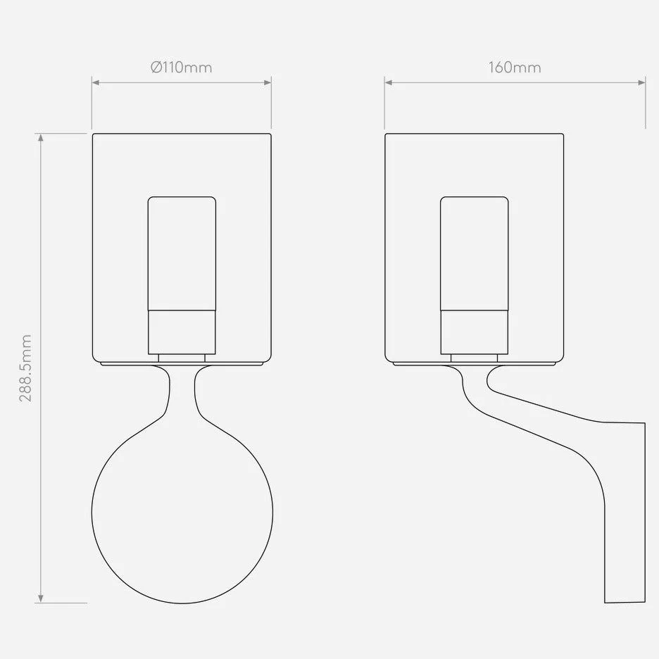 Elena Bathroom Wall Light IP44 - Matt Black/Polished Chrome - Image 5