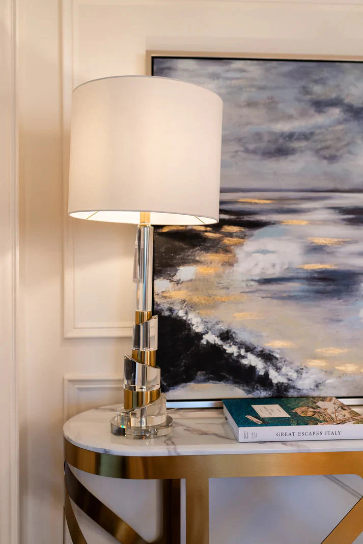 Elena Table Lamp Gold Finish - Image 2
