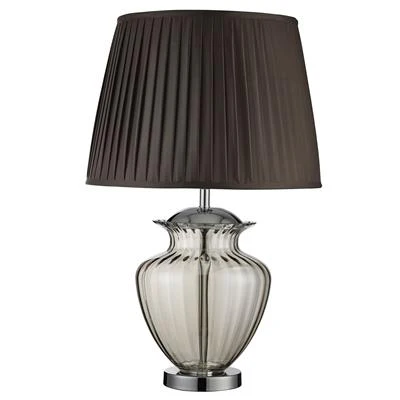 Elina Glass Table Lamp - Amber/Smoked - Image 6