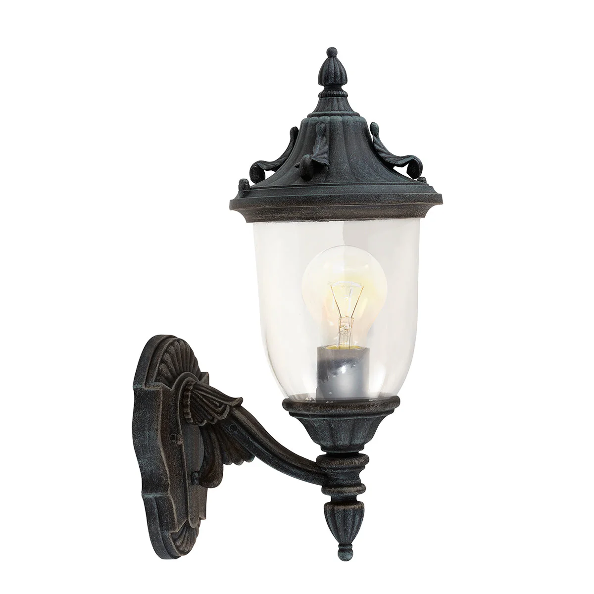 Elkstone IP44 Wall Lantern - Verdigris Finish - Image 2