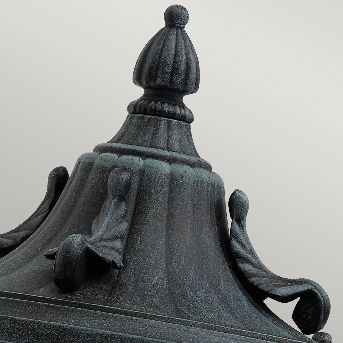 Elkstone IP44 Wall Lantern - Verdigris Finish - Image 3