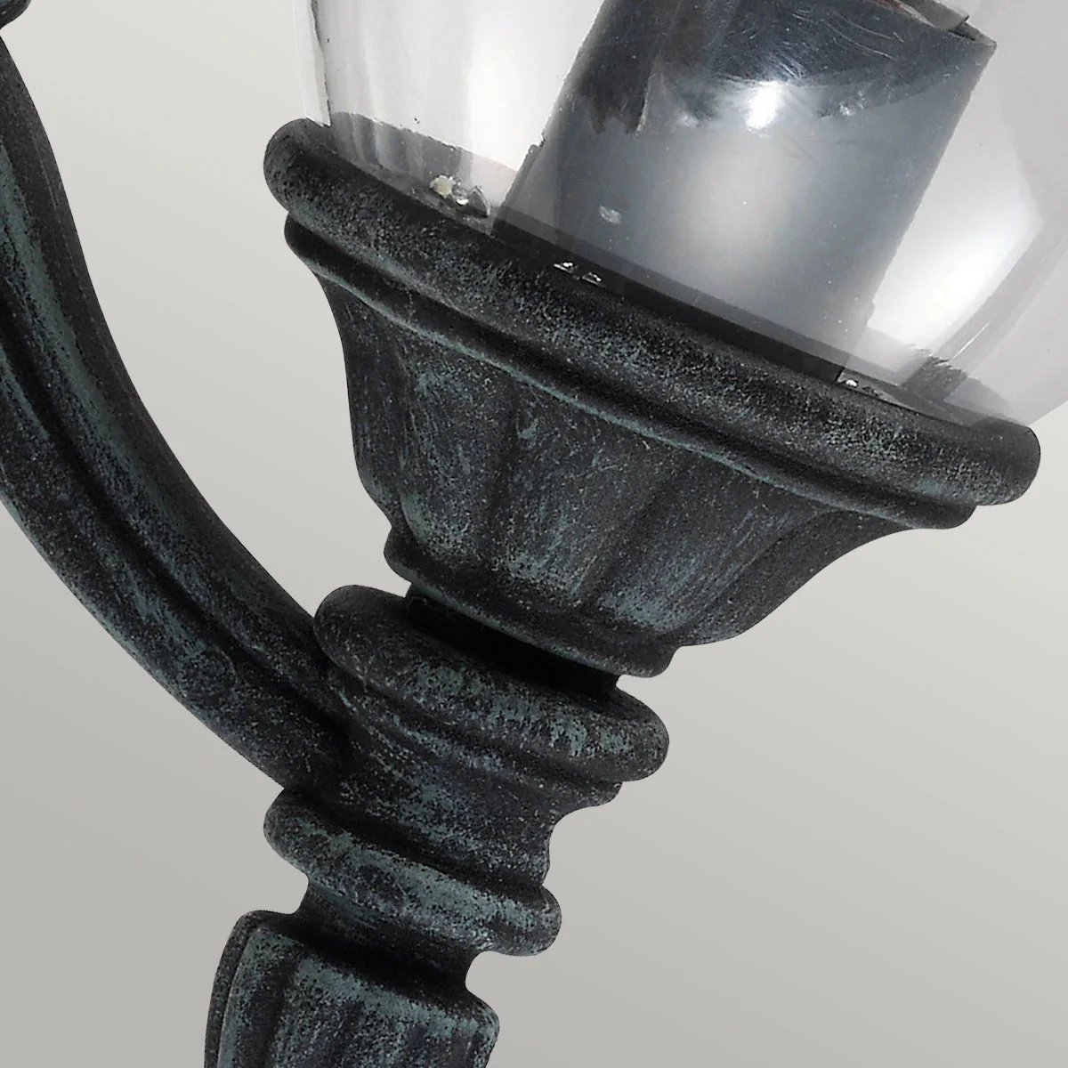 Elkstone IP44 Wall Lantern - Verdigris Finish - Image 5