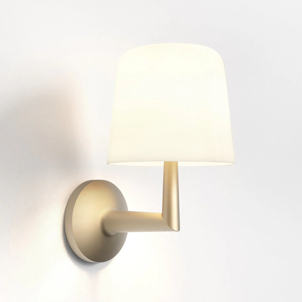 Ella Wall Light Dimmable LED - Porcelain, Black/Bronze - Image 2