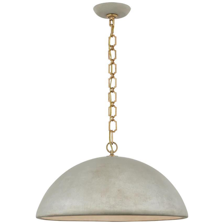 Elliot Dome Pendant in Portland Gray- Various Sizes - Image 3