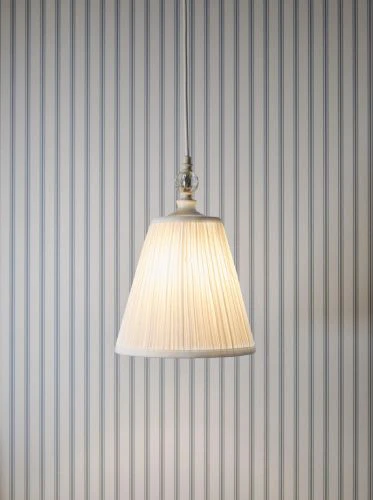 Ellis Pendant Satin Cream and Crystal With Shade - Image 3