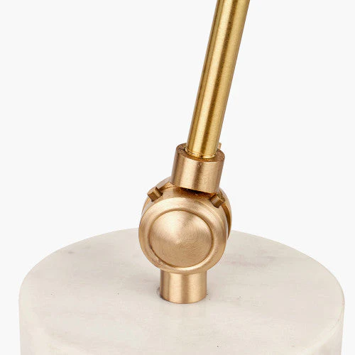 Eloise Gold Metal and Marble Table Lamp - Image 5