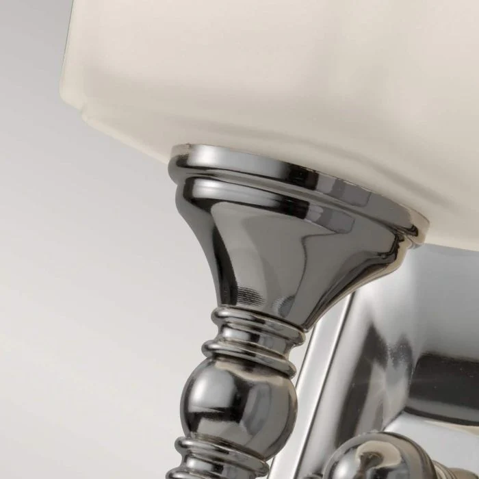 Concord 1 Light Bathroom Wall Light IP44 - Polished Chrome - Image 4