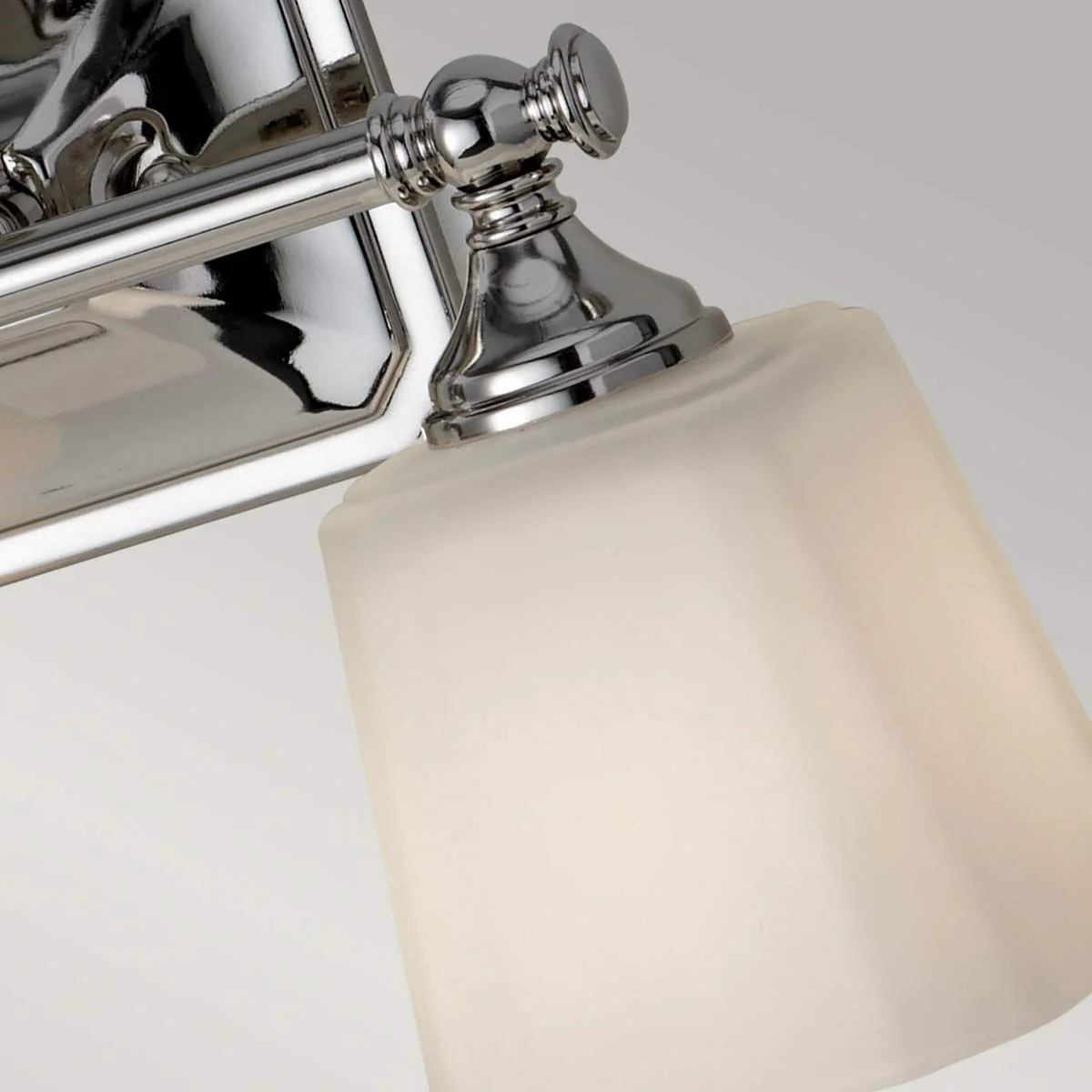 Concord 2 Light Above Mirror Light IP44 - Polished Chrome - Image 4