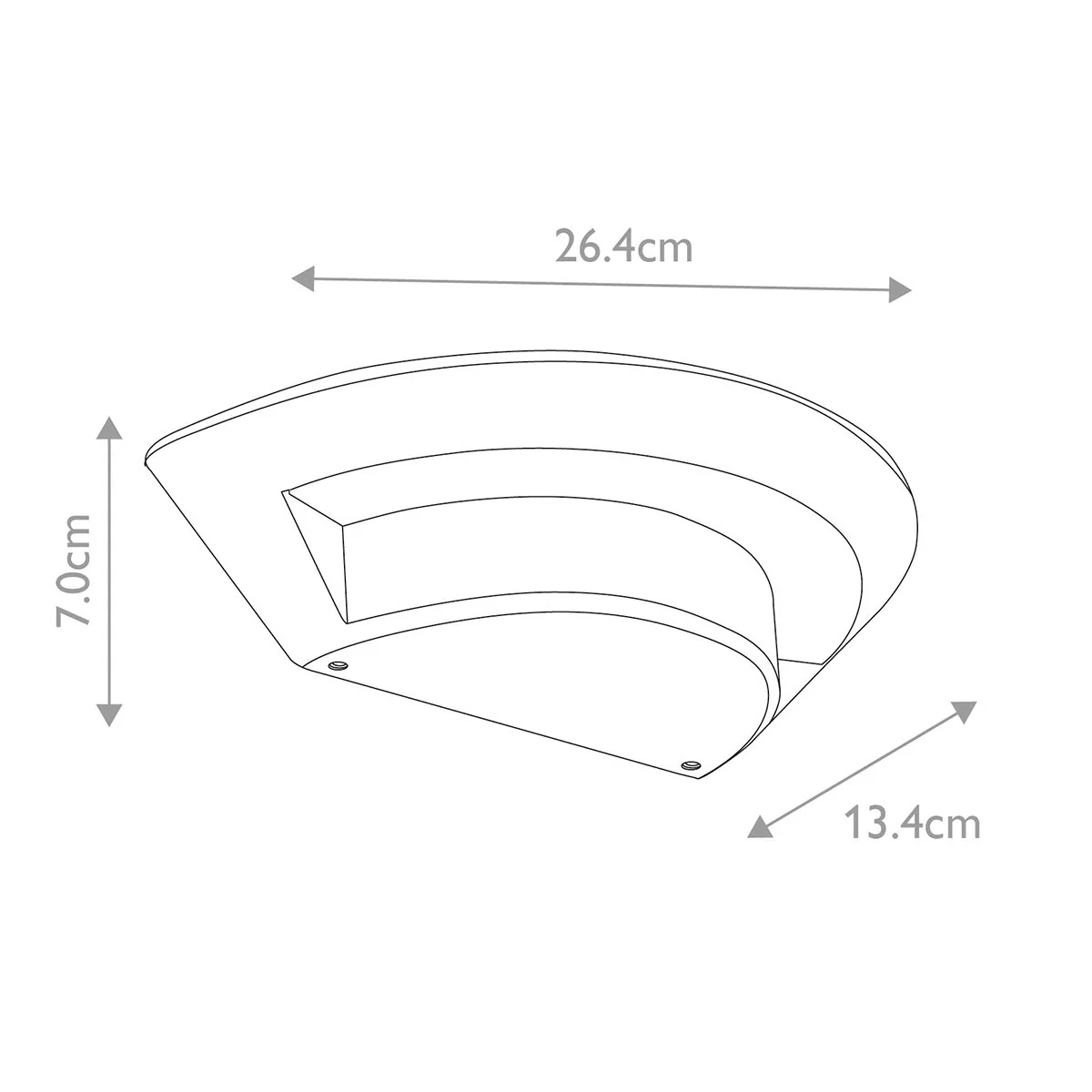 Kasper 1 Light Small Wall Light - Image 4