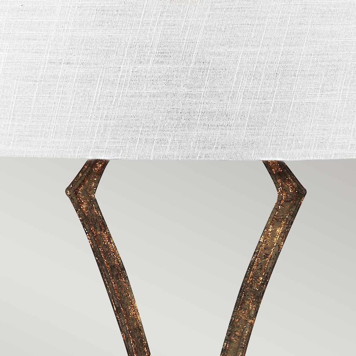 Tilling 1 Light Wall Light – Weathered Iron/Distressed Gold Leaf - Image 3