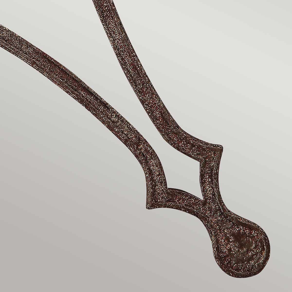 Tilling 1 Light Wall Light – Weathered Iron/Distressed Gold Leaf - Image 5