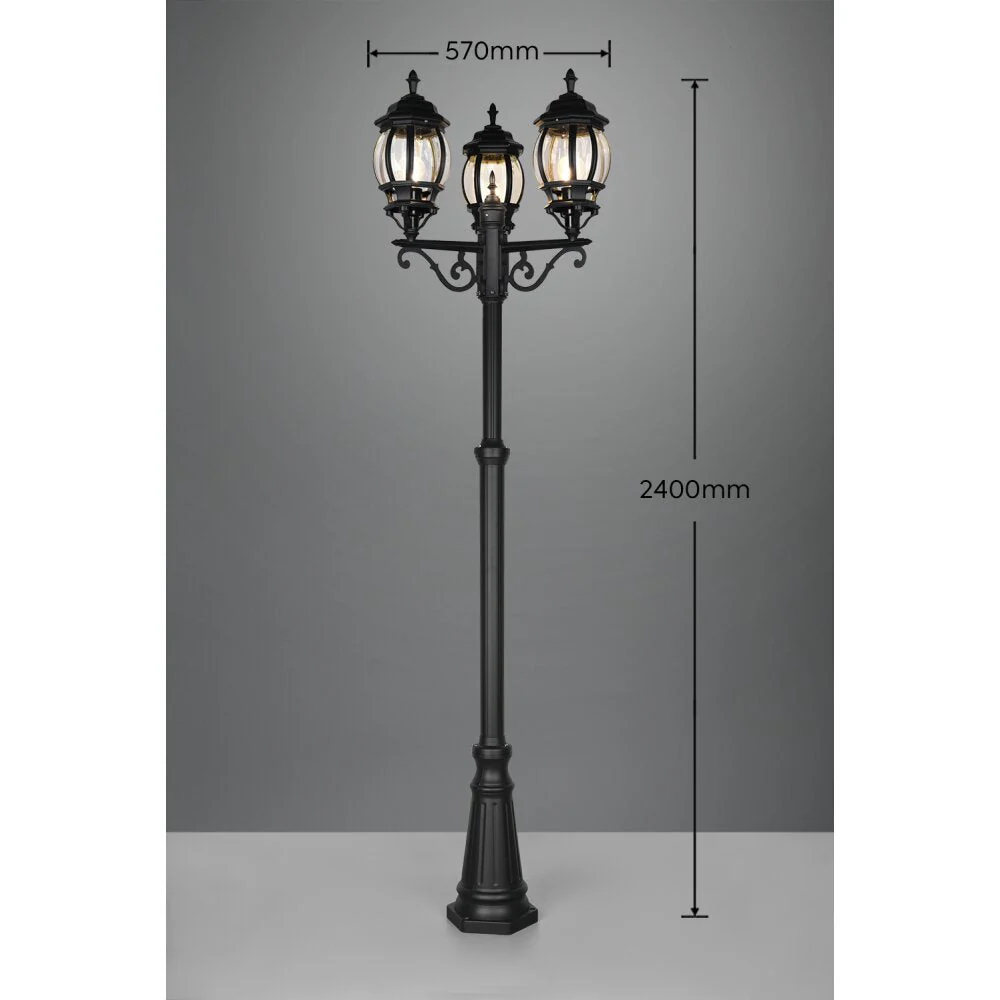 Elvo 1/3Lt Post Light IP23 - Image 3