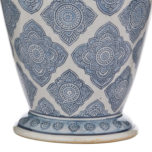 Ely Table Lamp Blue/White Base Only - Image 2