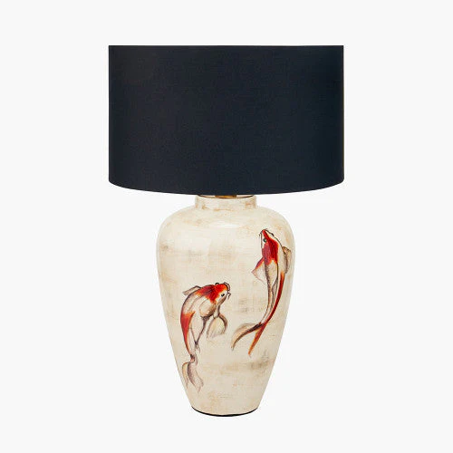 Emerayn Koi Natural Ceramic Table Lamp Base - Image 3