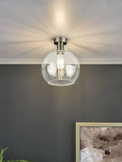 Emerson Semi Flush Ceiling Light - Various Finish & Various Shapes - Image 2