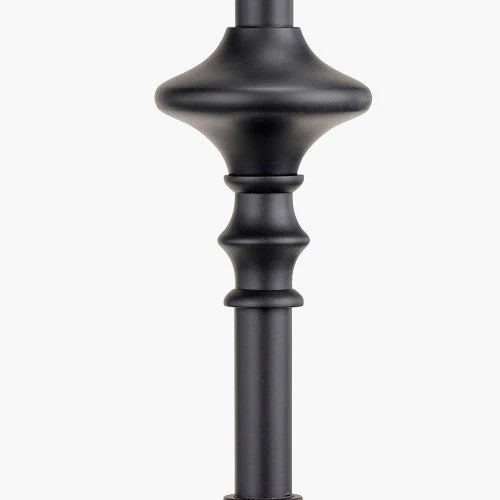 Emilio Matt Black Candlestick Table Lamp Base - Image 3