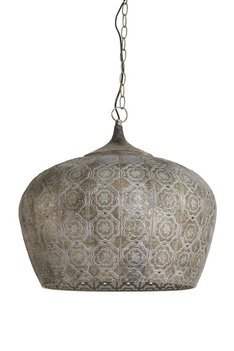 Emine Medium/Large Hanging Lamp - Brown Gold Finish - Image 7