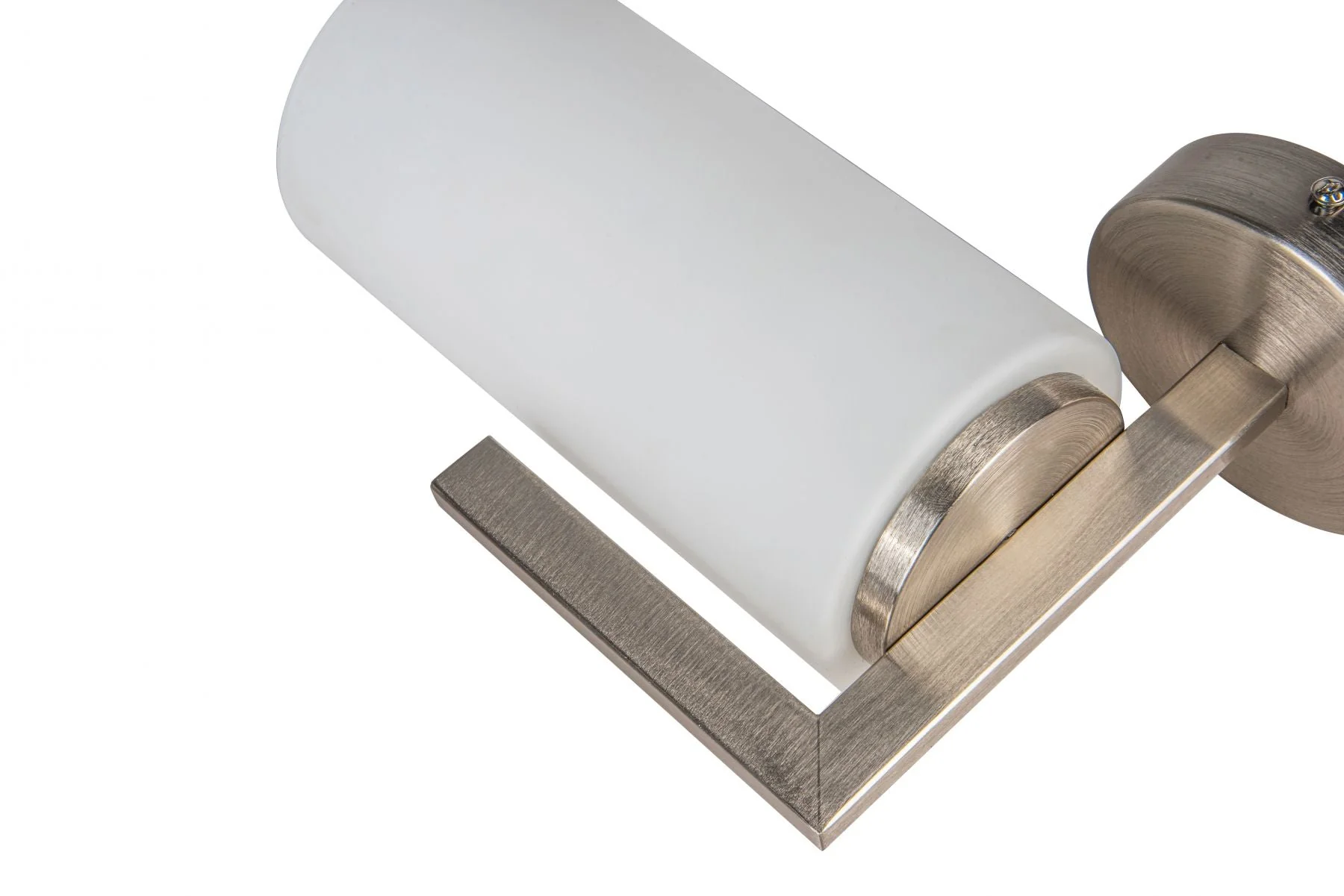 Empire 1 Light Wall Light - Satin Chrome / Brushed Bronze - Image 2