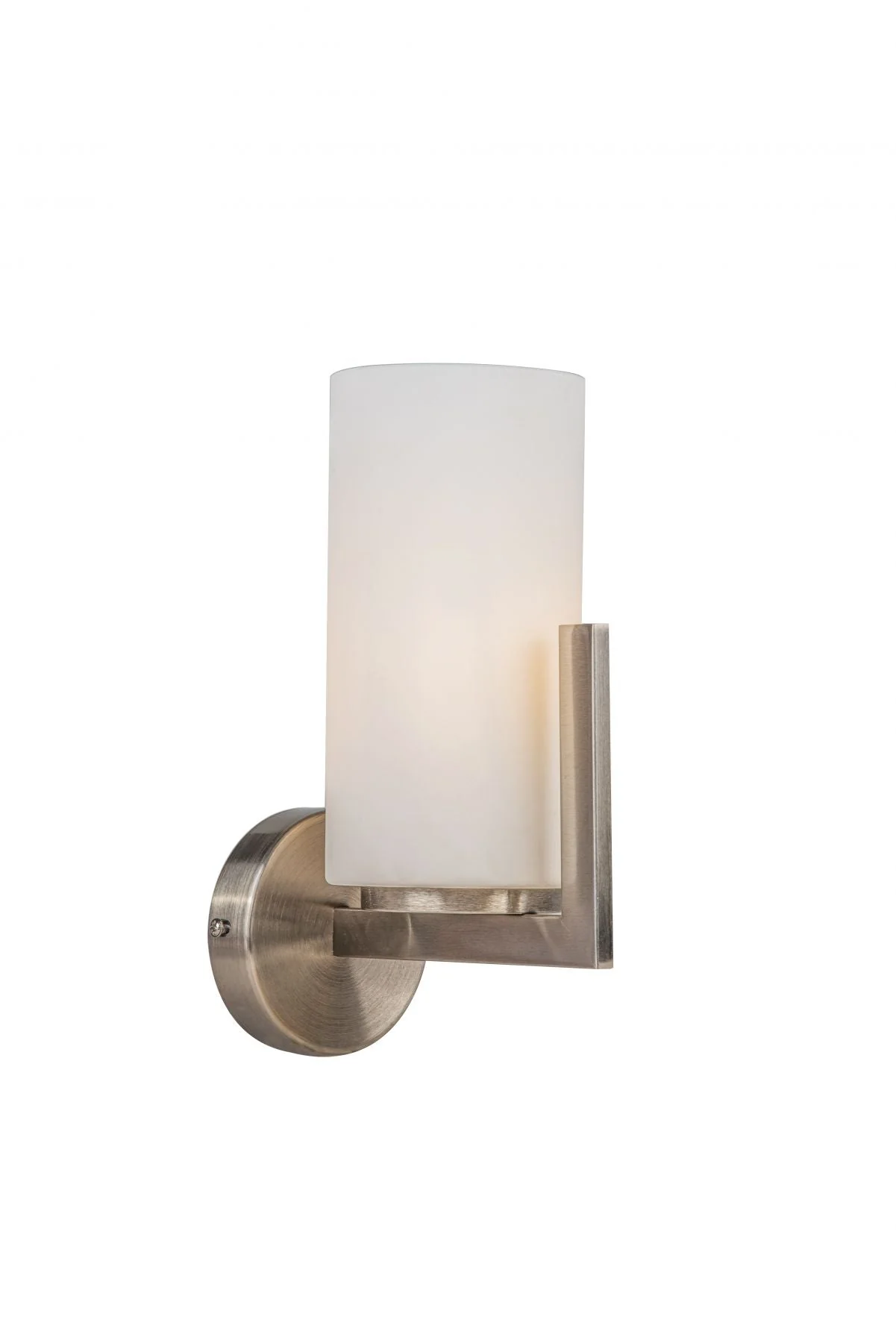 Empire 1 Light Wall Light - Satin Chrome / Brushed Bronze - Image 3