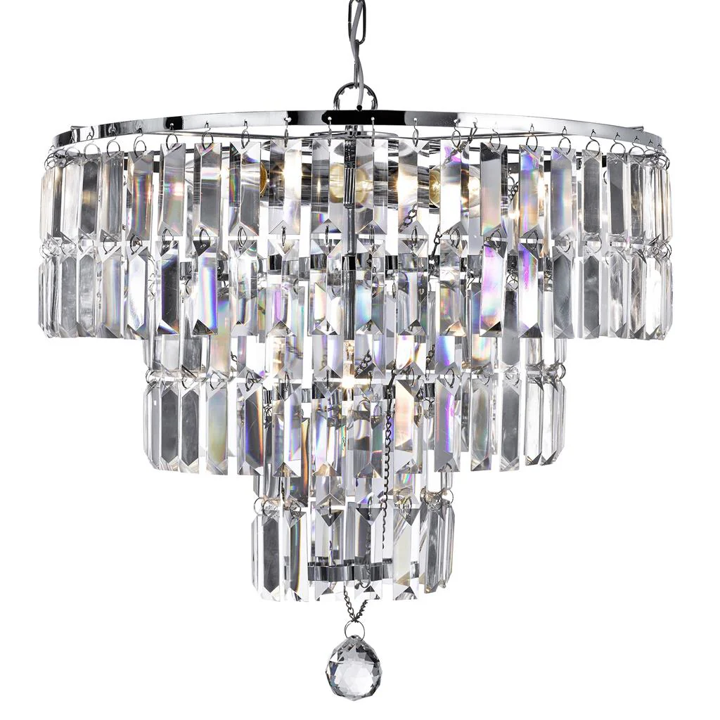 Empire 5lt Height Adjustable, DImmable Pendant - Satin Brass Metal & Champagne Glass - Image 3