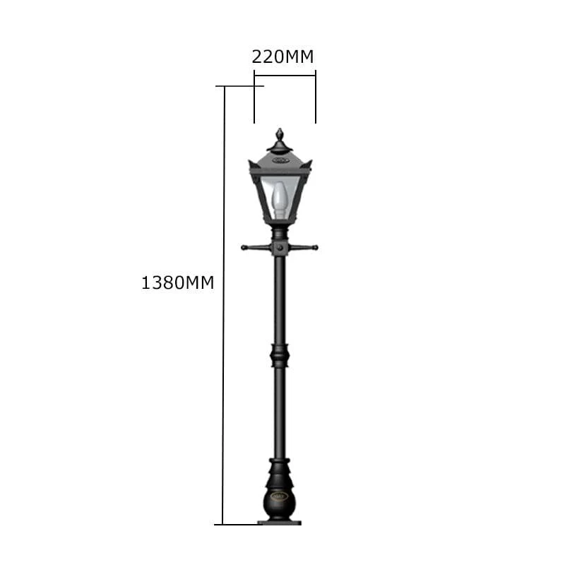Enfield 1.4m Lamp Post - Cast Iron - Image 6