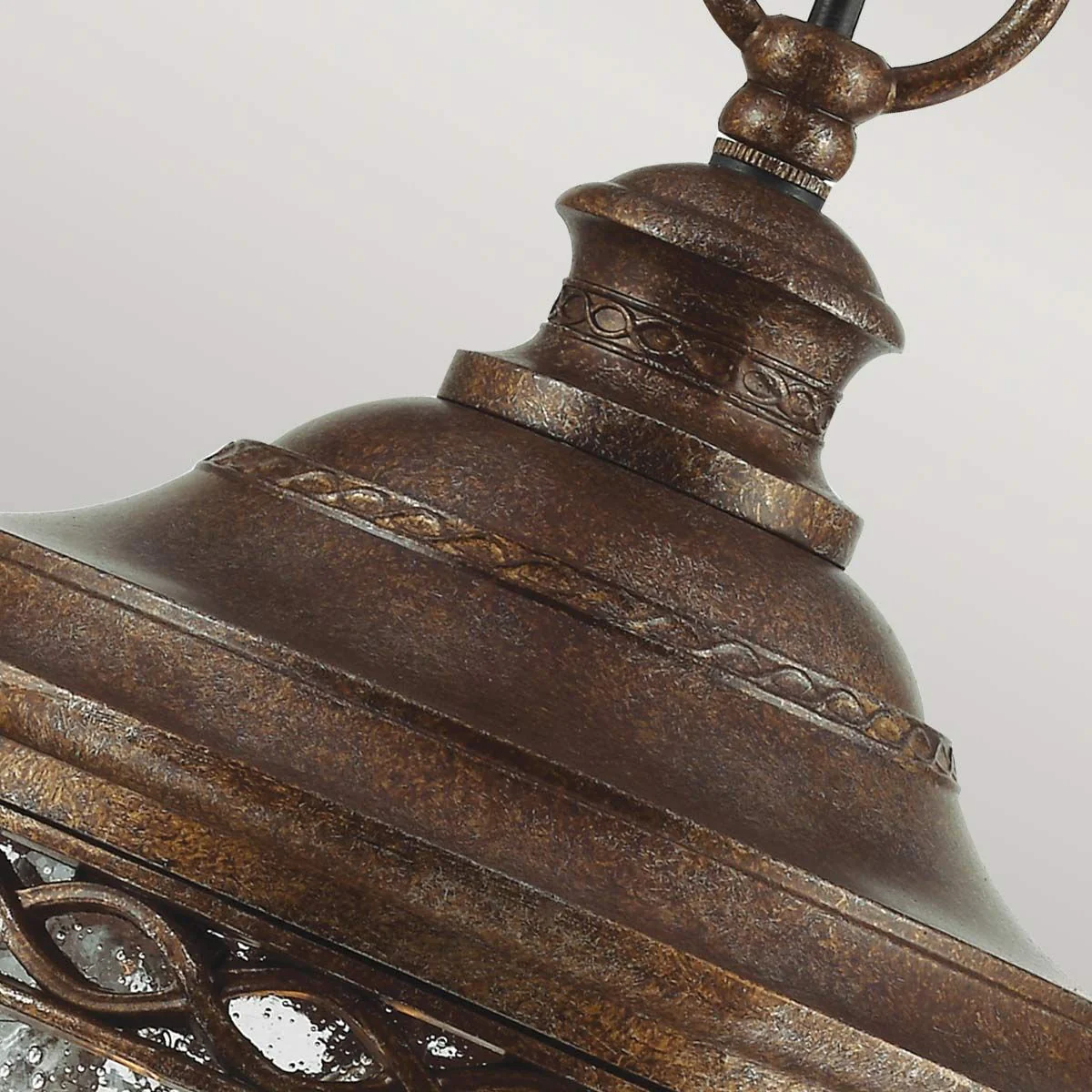 English Bridle 3 Light Large Chain Lantern - Various & Size Finish IP44 E14 - Image 10