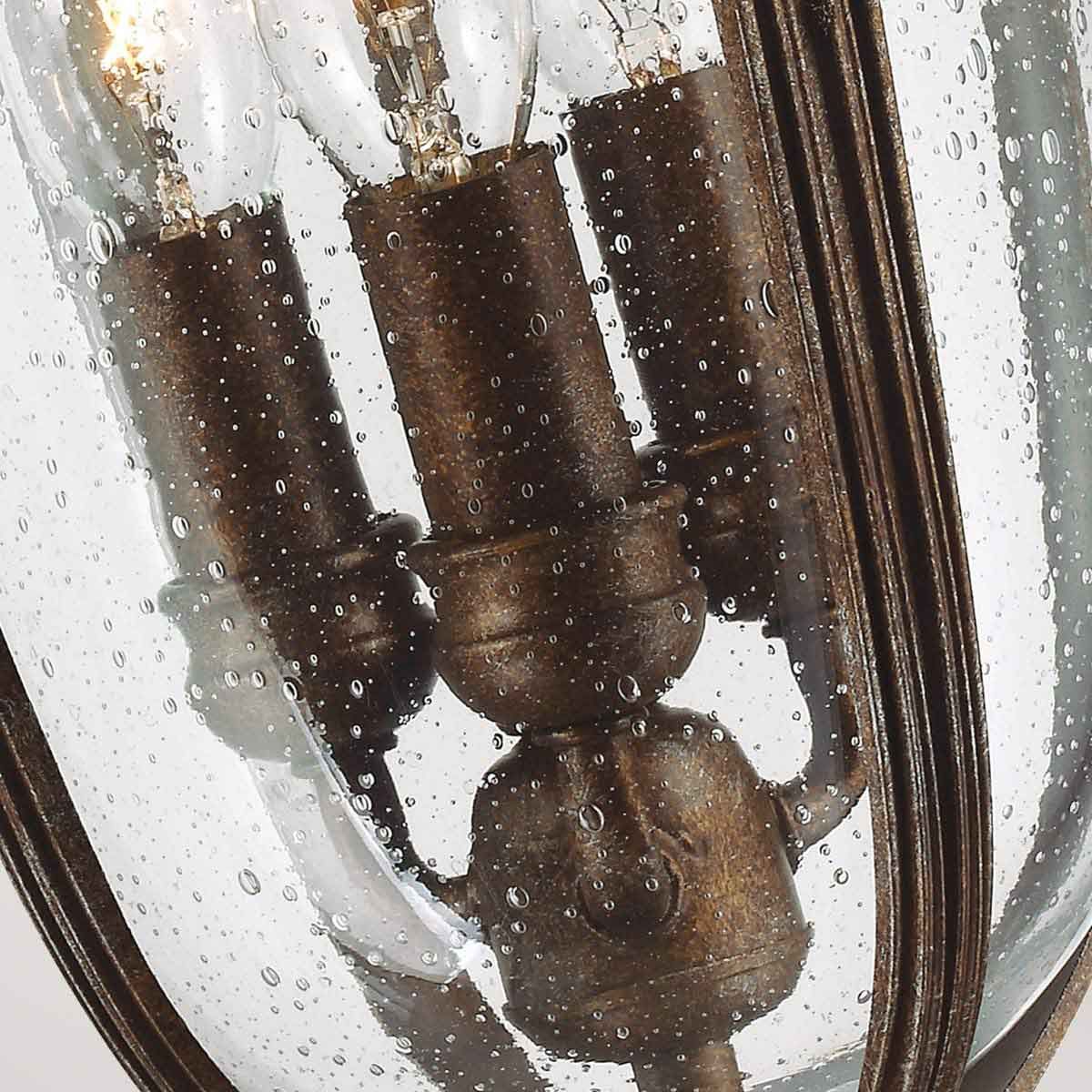 English Bridle 3 Light Large Chain Lantern - Various & Size Finish IP44 E14 - Image 12