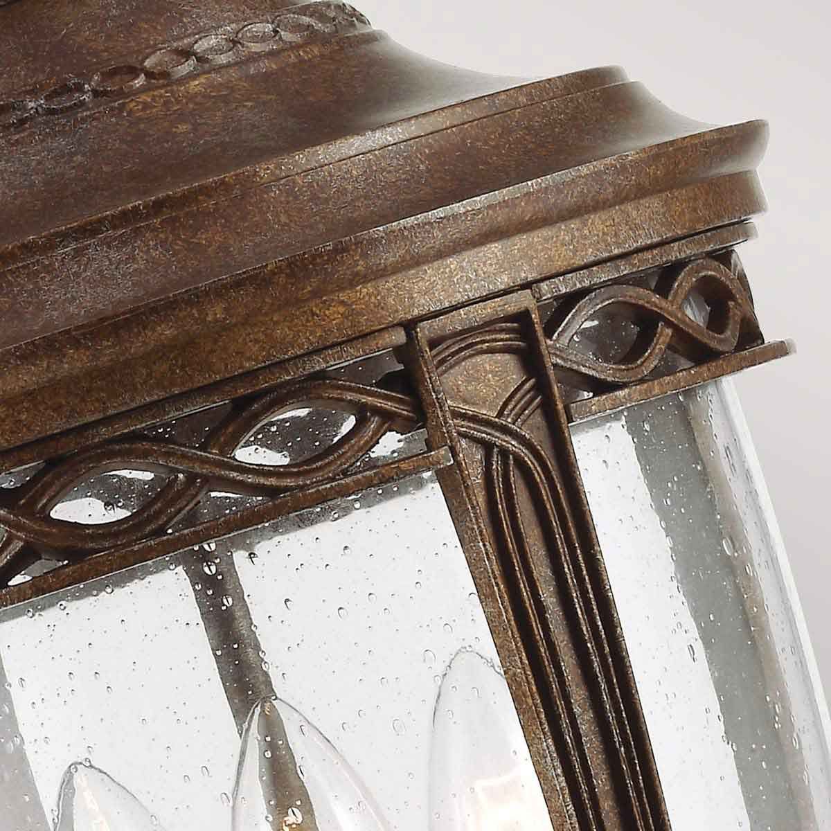 English Bridle 3 Light Large Chain Lantern - Various & Size Finish IP44 E14 - Image 21