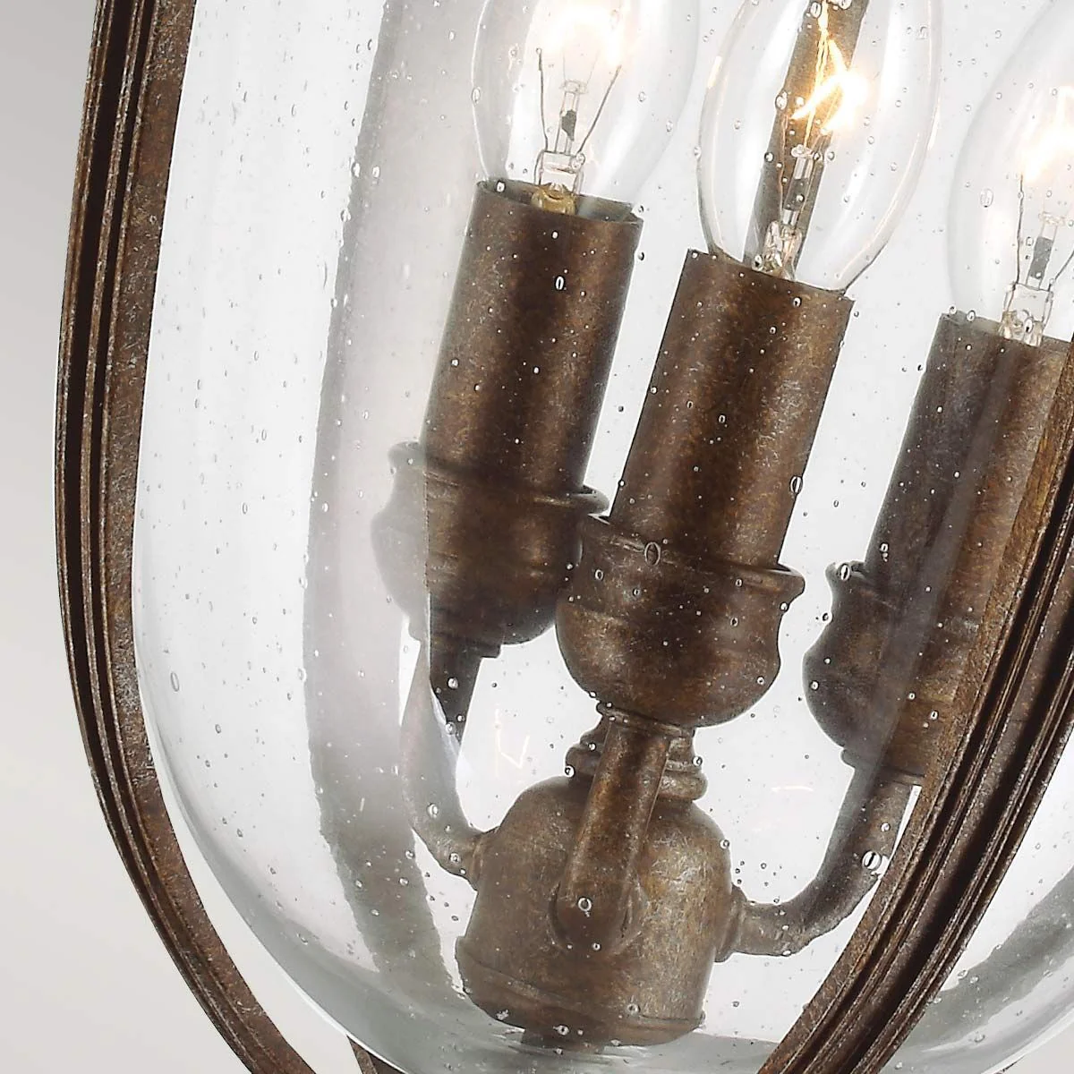 English Bridle 3 Light Large Chain Lantern - Various & Size Finish IP44 E14 - Image 22