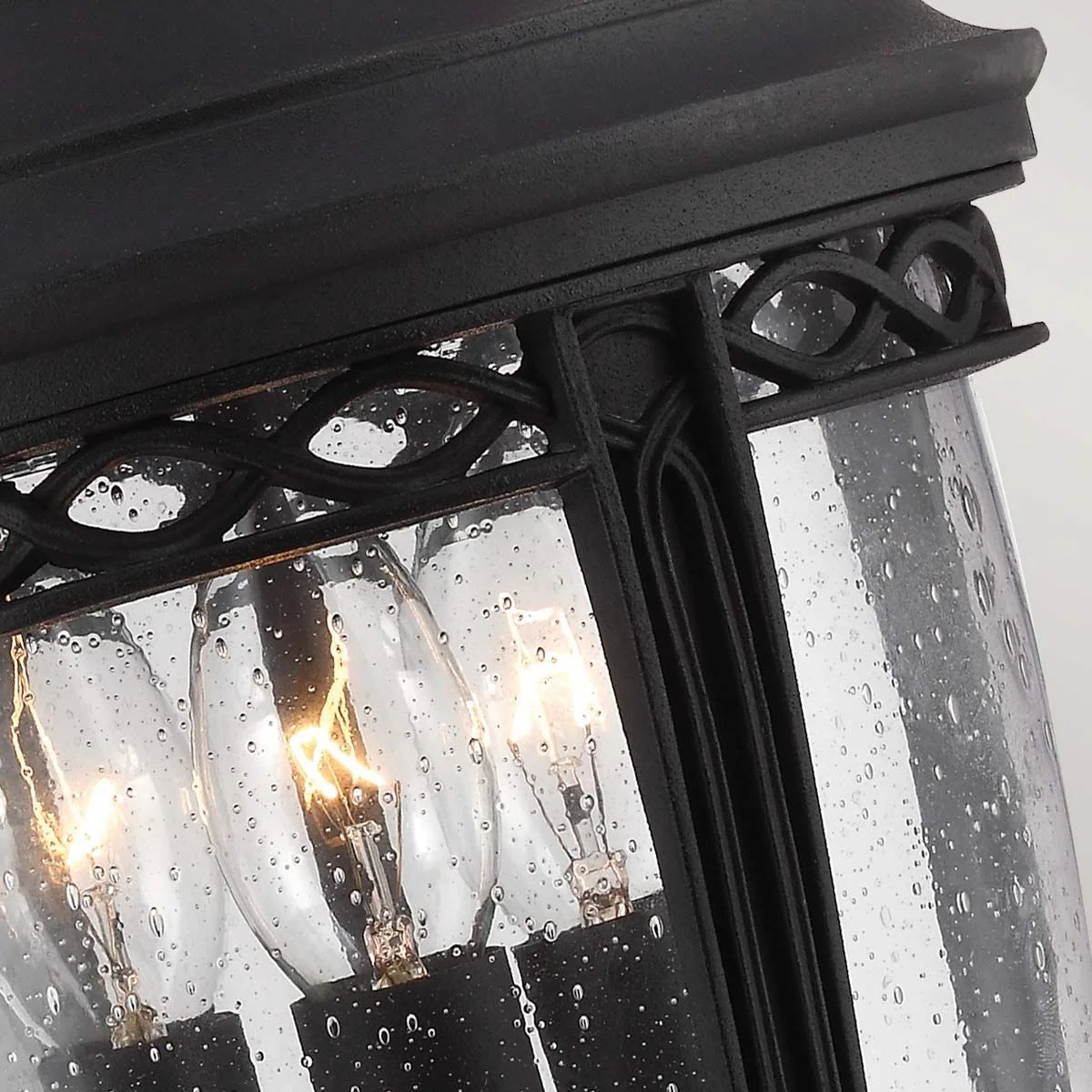 English Bridle 3 Light Large Chain Lantern - Various & Size Finish IP44 E14 - Image 6