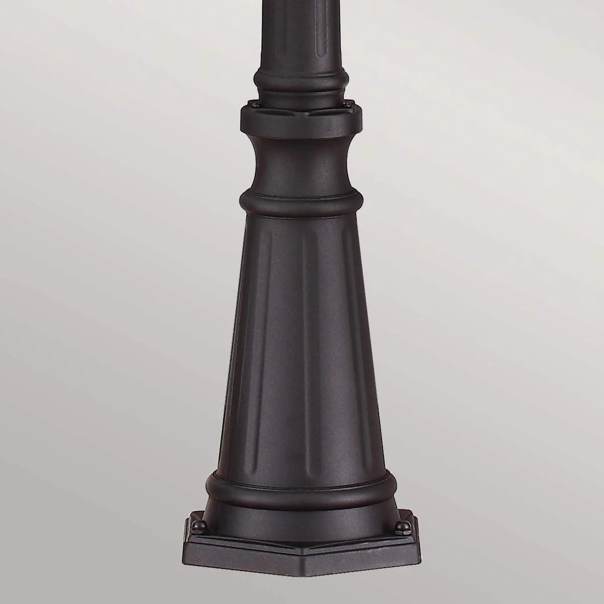 English Bridle 3 Light Medium/Large Pillar Lantern - Black/British Bronze IP44 E14 - Image 13