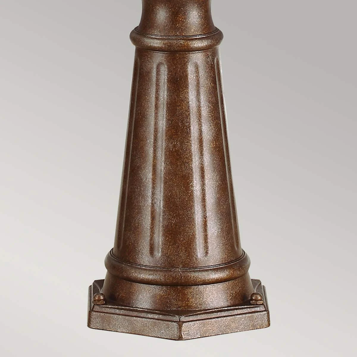 English Bridle 3 Light Medium/Large Pillar Lantern - Black/British Bronze IP44 E14 - Image 17