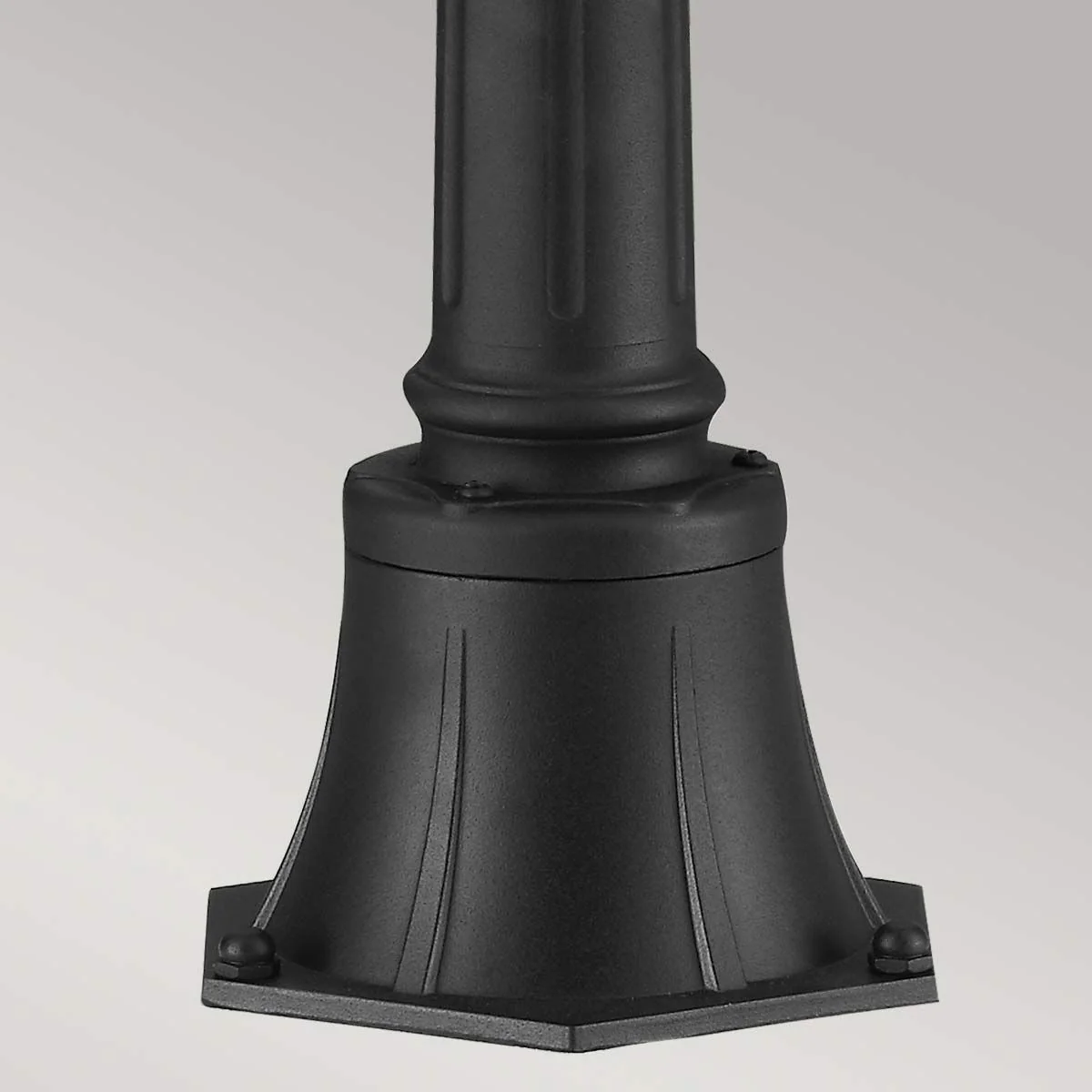 English Bridle 3 Light Medium/Large Pillar Lantern - Black/British Bronze IP44 E14 - Image 7