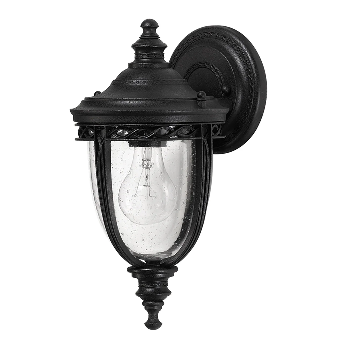 English Bridle Small/Medium/Large Wall Lantern - Black/British Bronze Finish