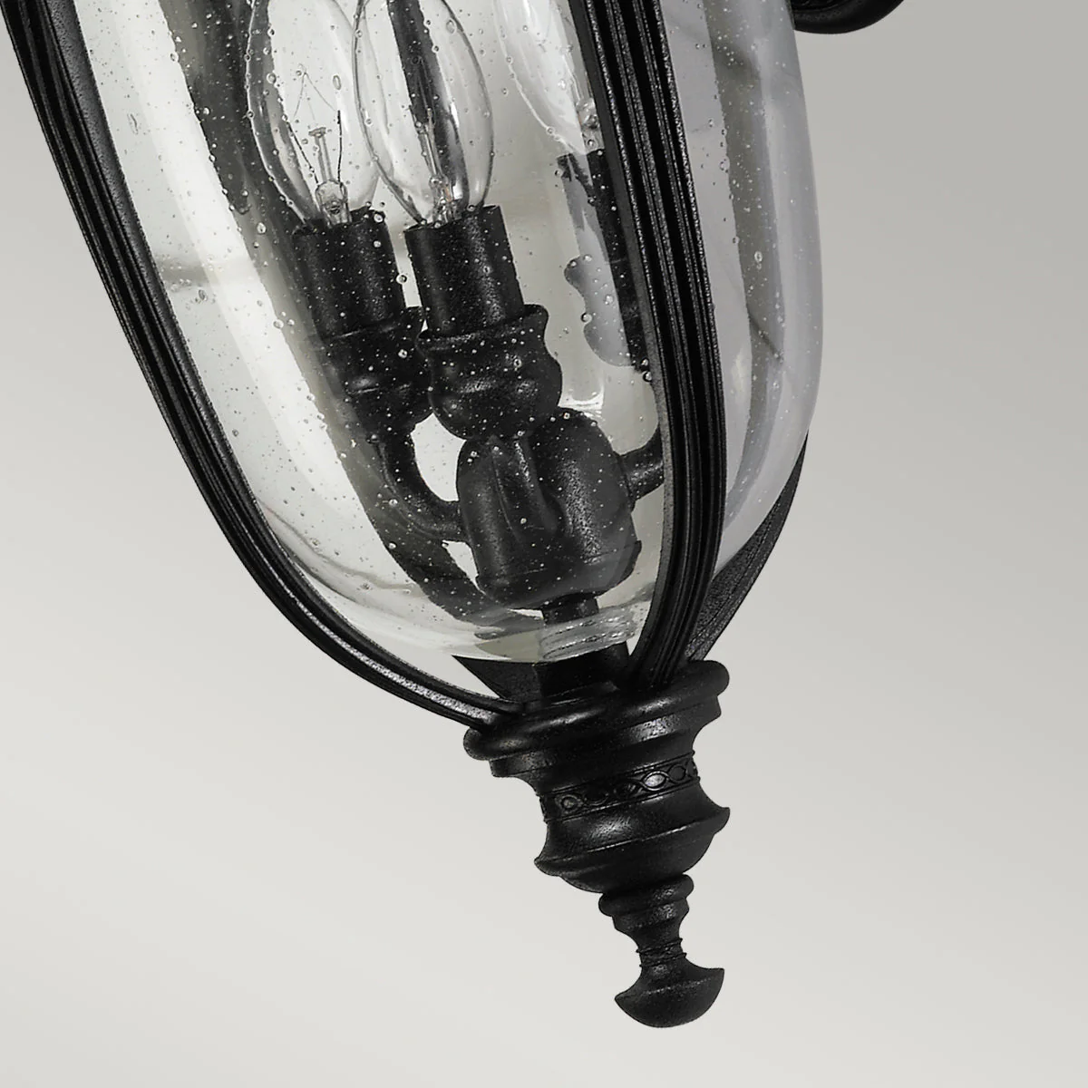 English Bridle Small/Medium/Large Wall Lantern - Black/British Bronze Finish - Image 11