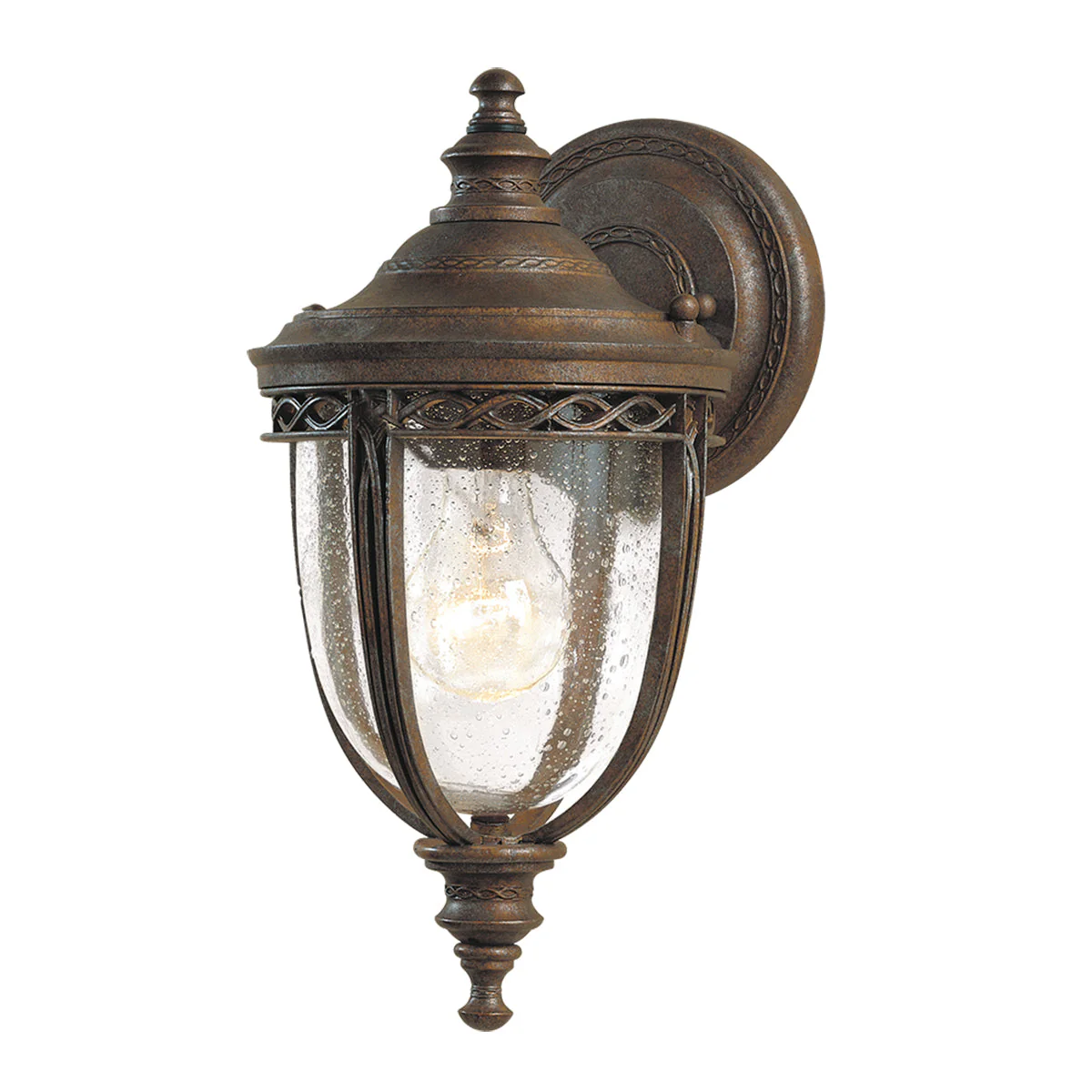 English Bridle Small/Medium/Large Wall Lantern - Black/British Bronze Finish - Image 19