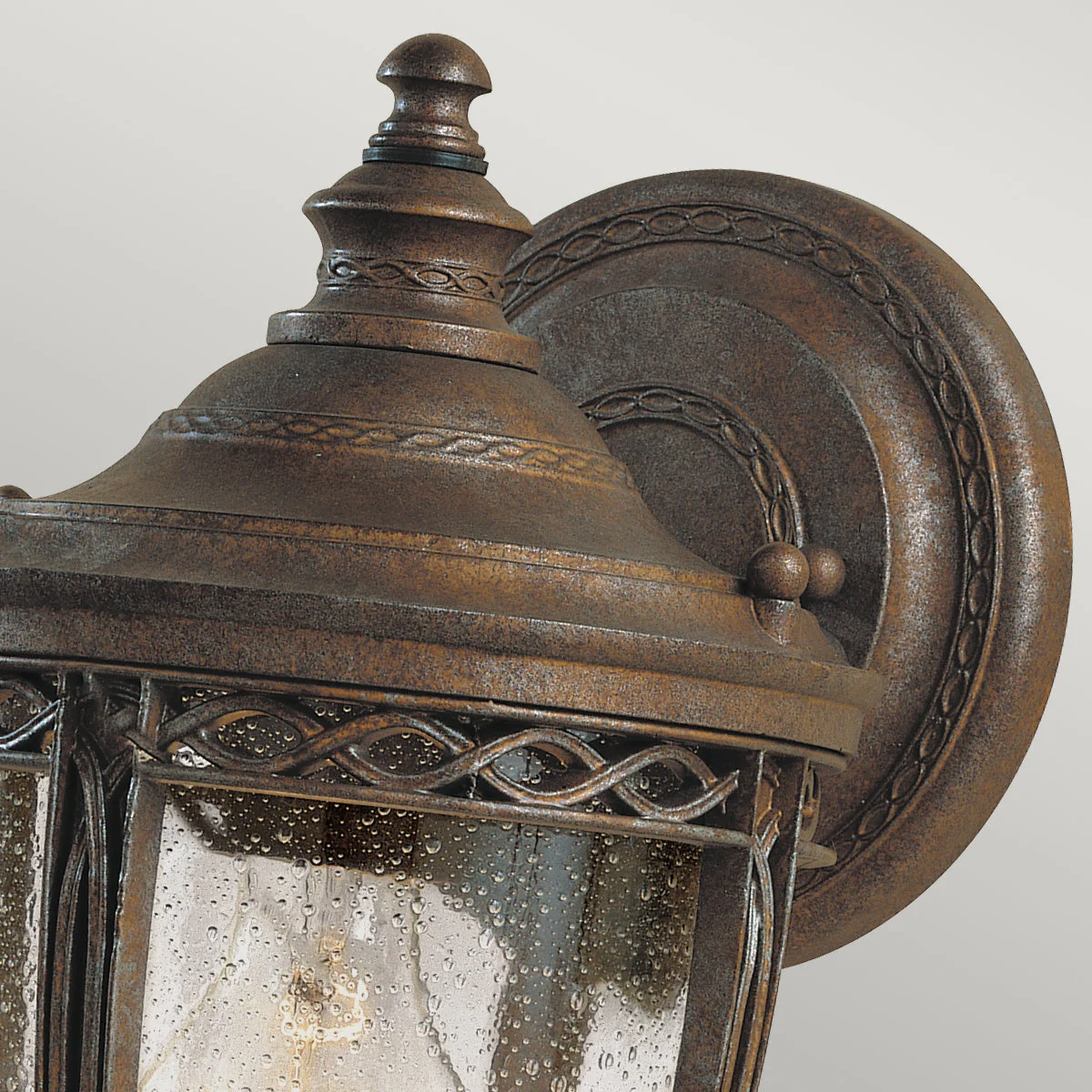 English Bridle Small/Medium/Large Wall Lantern - Black/British Bronze Finish - Image 20