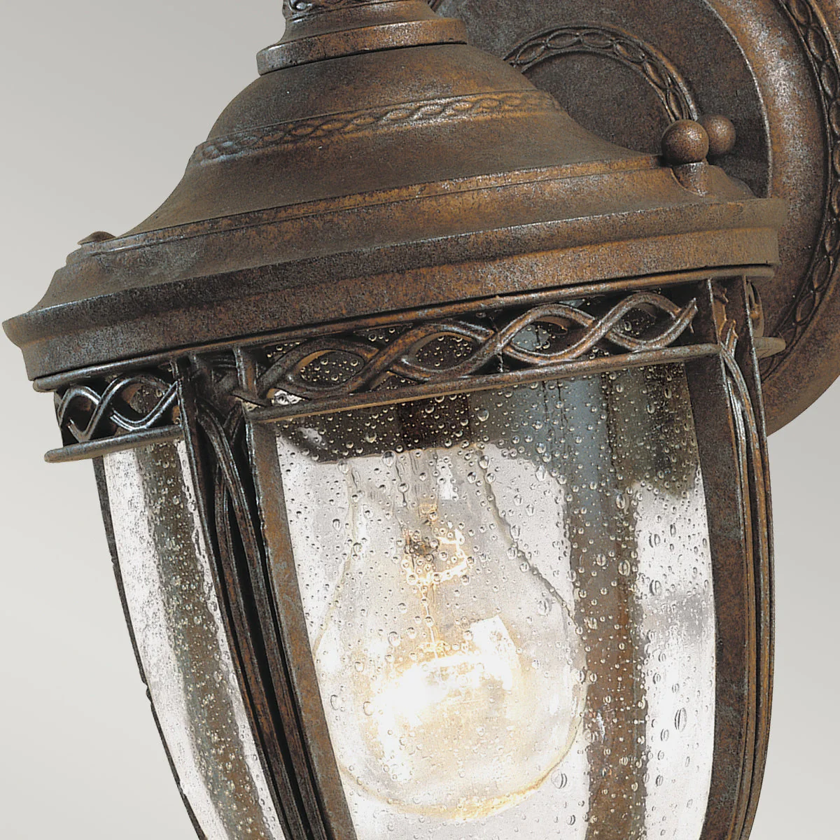 English Bridle Small/Medium/Large Wall Lantern - Black/British Bronze Finish - Image 21