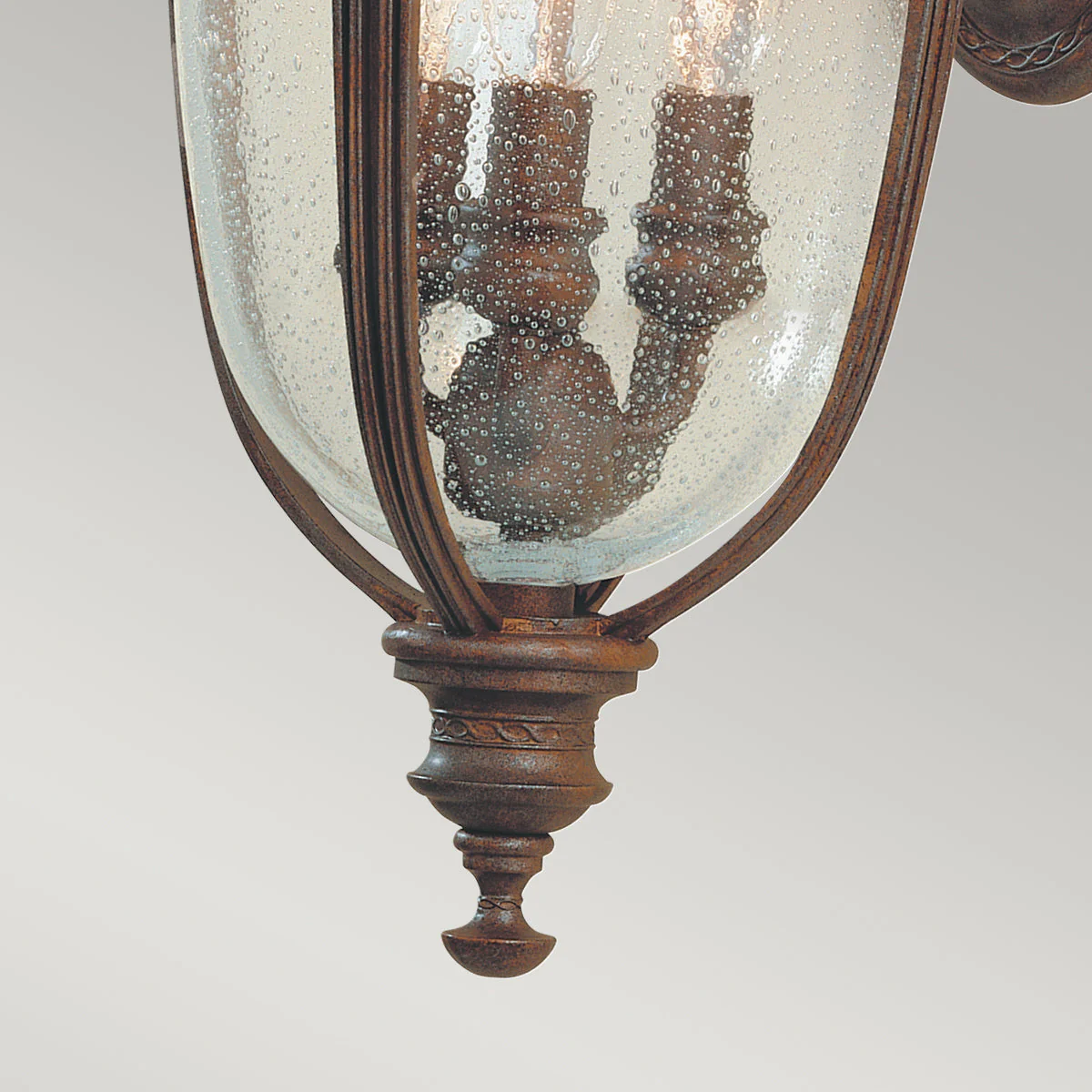 English Bridle Small/Medium/Large Wall Lantern - Black/British Bronze Finish - Image 25