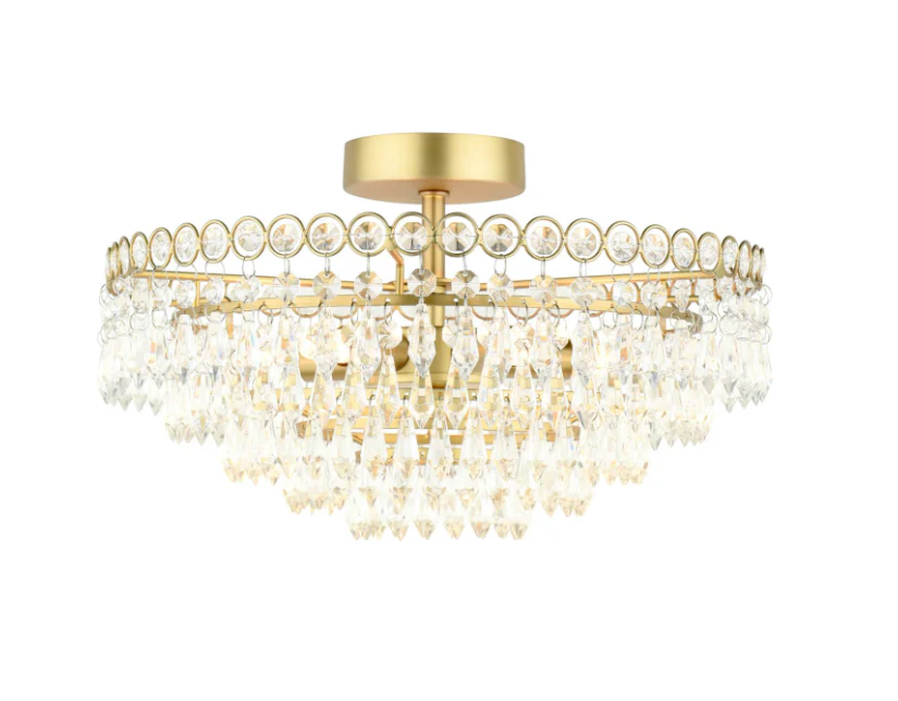 Enid 5lt Semi Flush - Various Finishes - Image 4