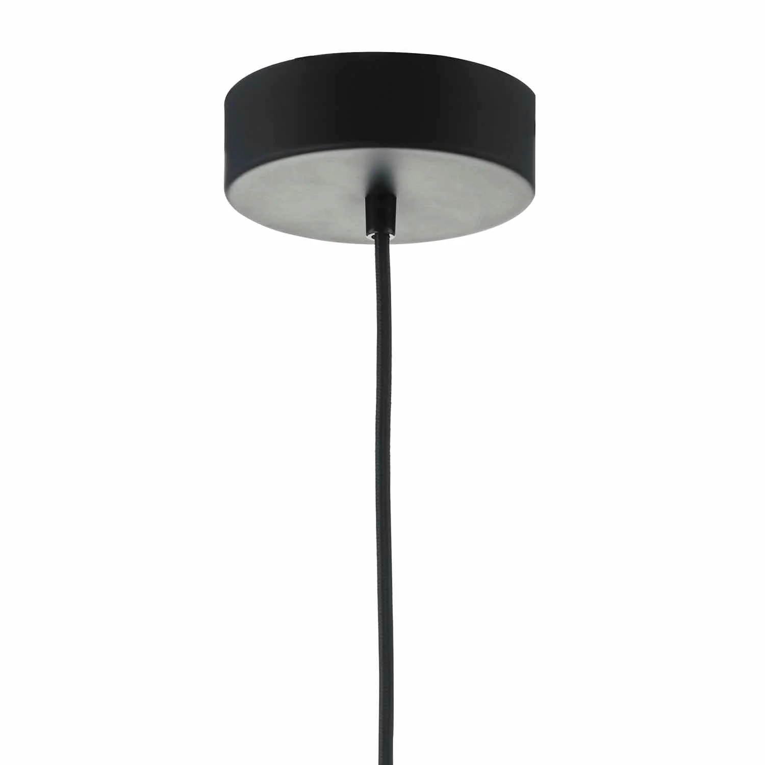 Enoch Pendant Matt Black & Stainless Steel LED - Image 4