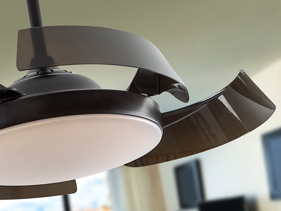 Enzo Ceiling fans Ø 100 to 120 cm- Black/ White - Image 3