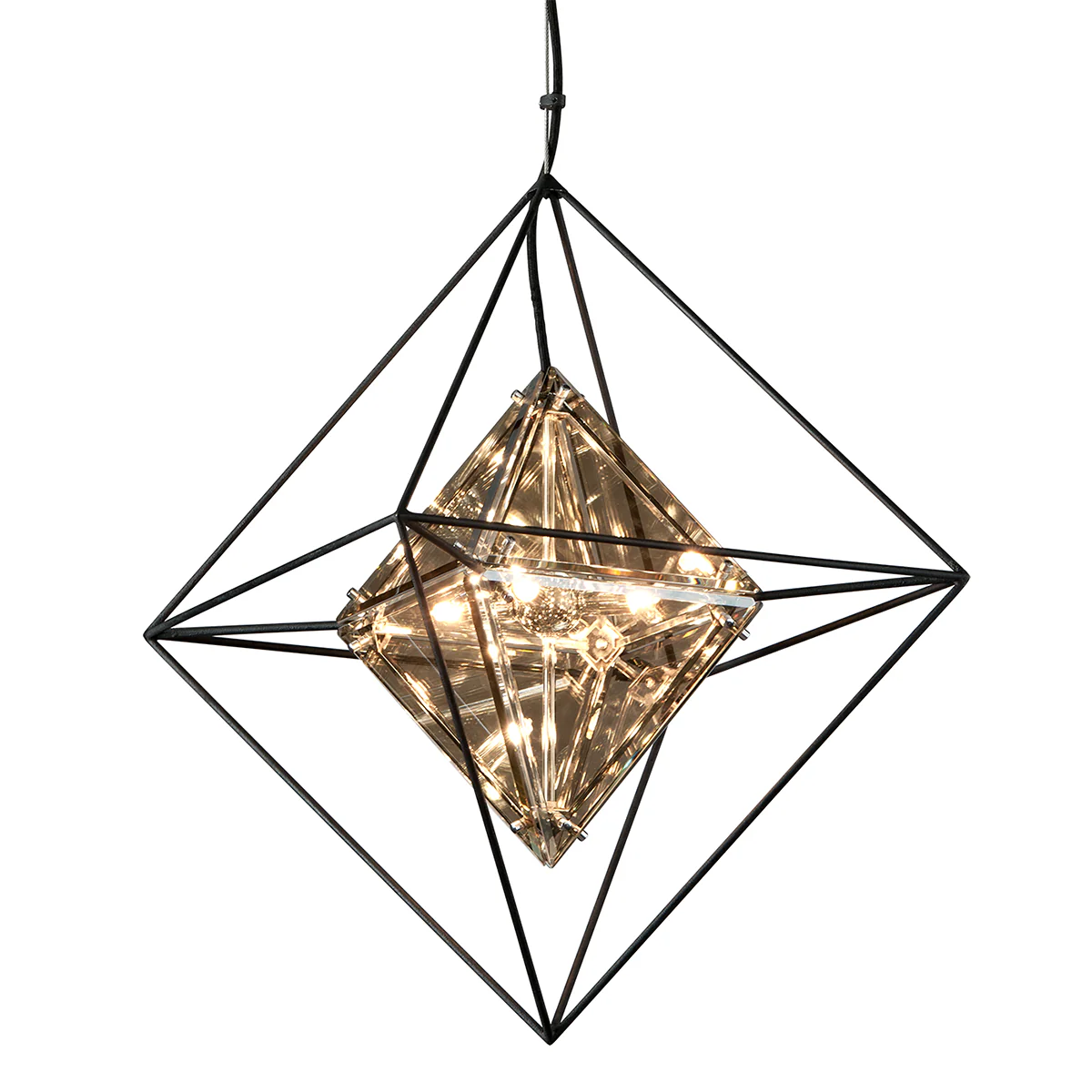 Epic 4/6/8Lt Pendant - Forged Iron & Topaz - Image 2