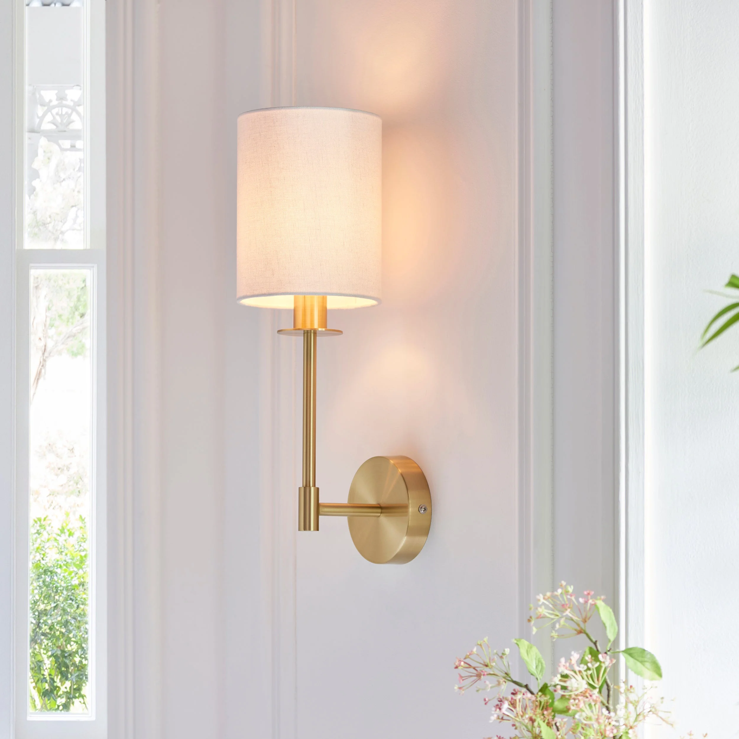 Erica Wall Light - Bright Nickel / Satin Brass / Matt Black - Image 11